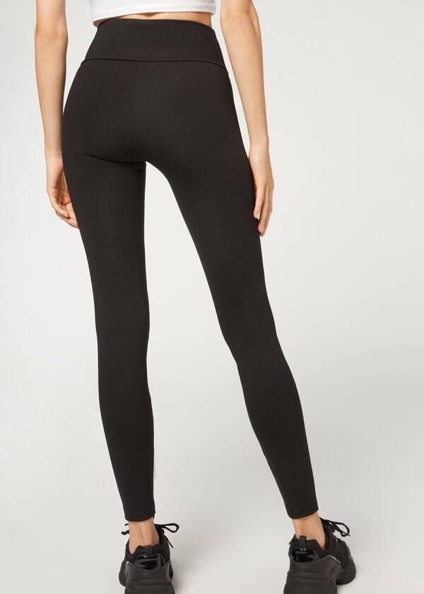 Leggins Calzedonia Total Shaper Mujer Negras | CL2704YU