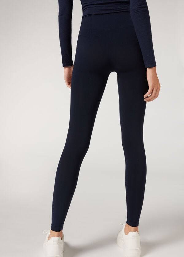 Leggins Calzedonia Ultra-Opaque Microfiber Mujer Azules | CL2708WY