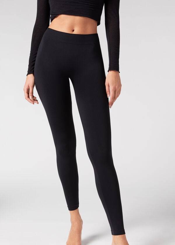 Leggins Calzedonia Ultra-Opaque Microfiber Mujer Negras | CL2709QZ