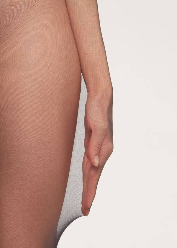 Mallas Calzedonia 20 Denier Seamless Totally Invisible Sheer Mujer Azules | CL1152AP