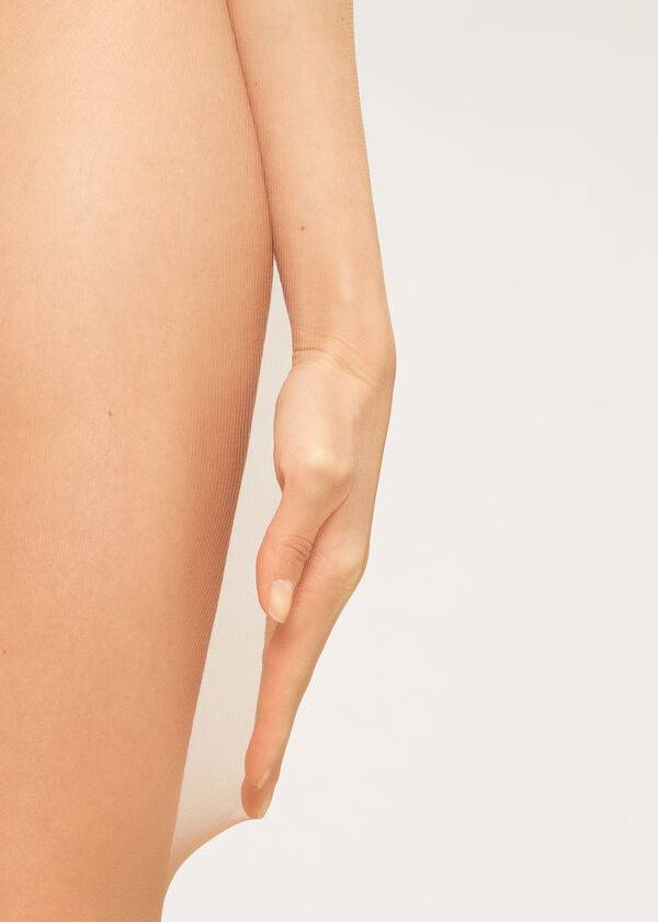 Mallas Calzedonia 20 Denier Seamless Totally Invisible Sheer Mujer Marrones | CL1154DN