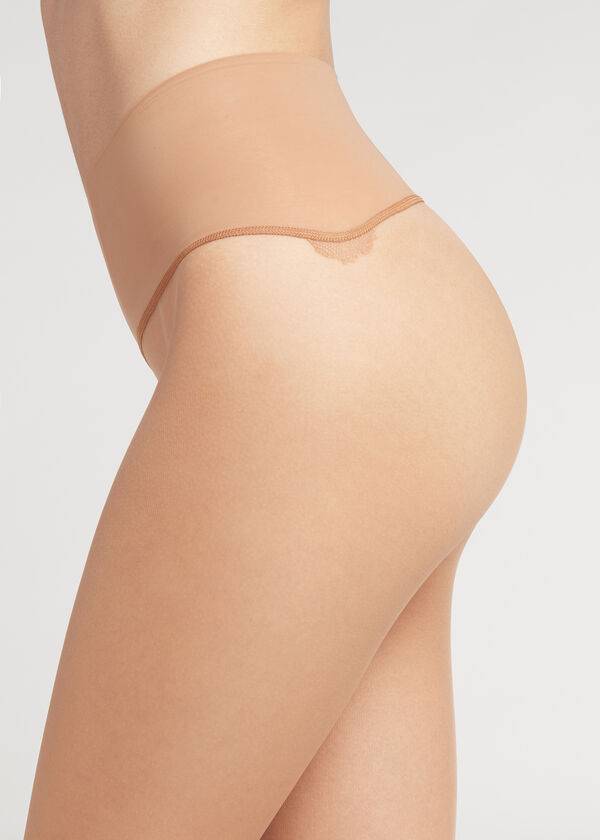 Mallas Calzedonia 20 Denier Seamless Totally Invisible Sheer Mujer Naranjas | CL1155FM