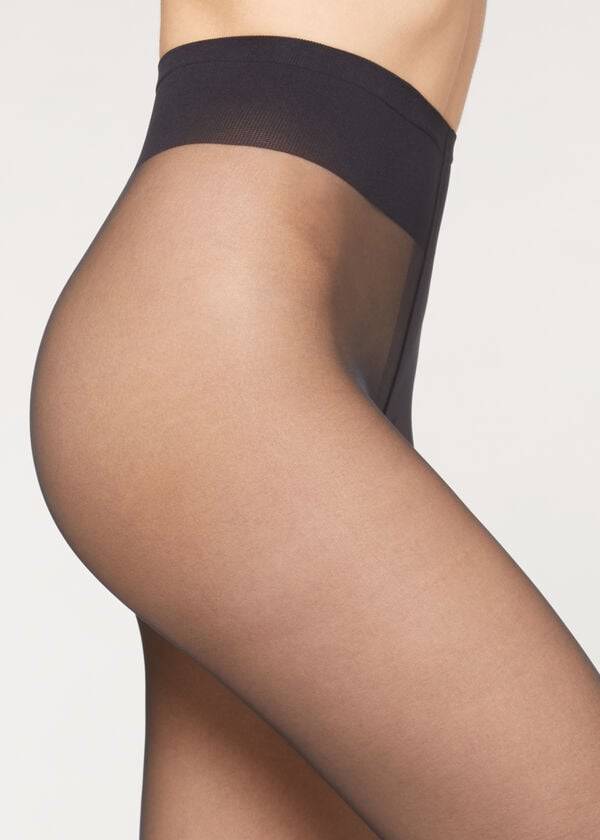 Mallas Calzedonia 20 Denier Sheer Matte Sheer Mujer Azules | CL1158JJ