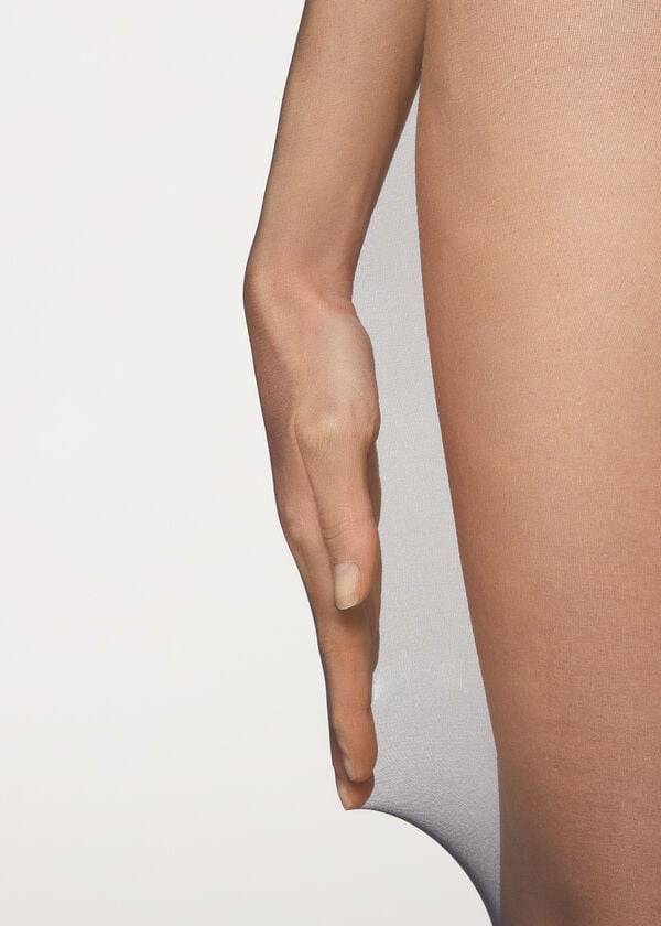 Mallas Calzedonia 20 Denier Sheer Matte Sheer Mujer Azules | CL1158JJ