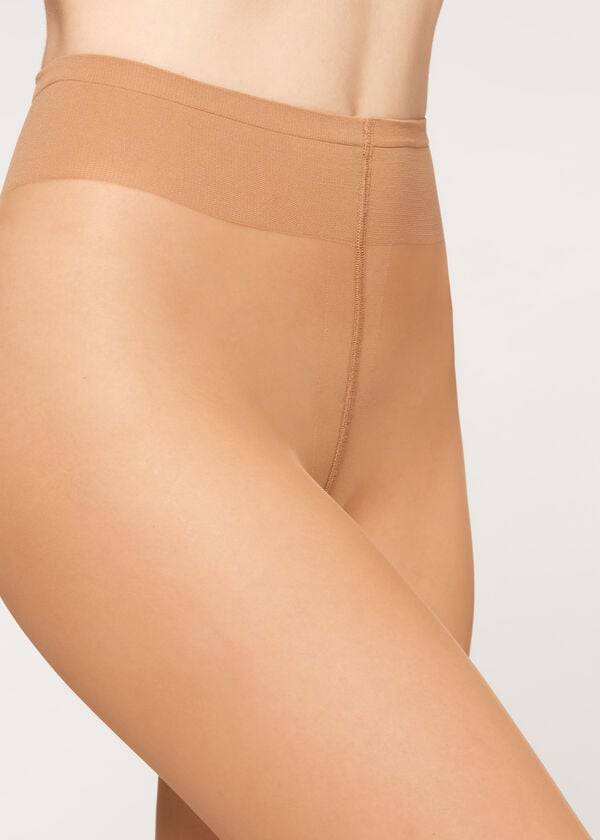 Mallas Calzedonia 20 Denier Sheer Matte Sheer Mujer Marrones | CL1163CE