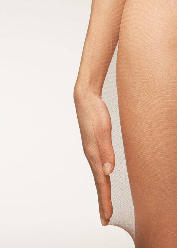 Mallas Calzedonia 20 Denier Ultra Comodidad Sheer Mujer Gris | CL1166NB