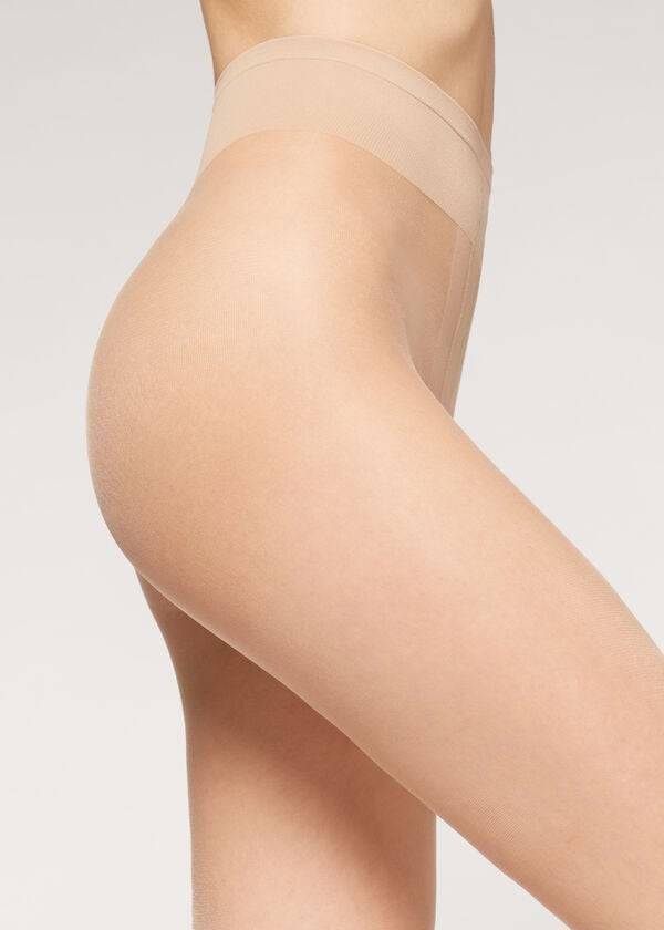 Mallas Calzedonia 20 Denier Ultra Comodidad Sheer Sexy Mujer Beige | CL1176OR