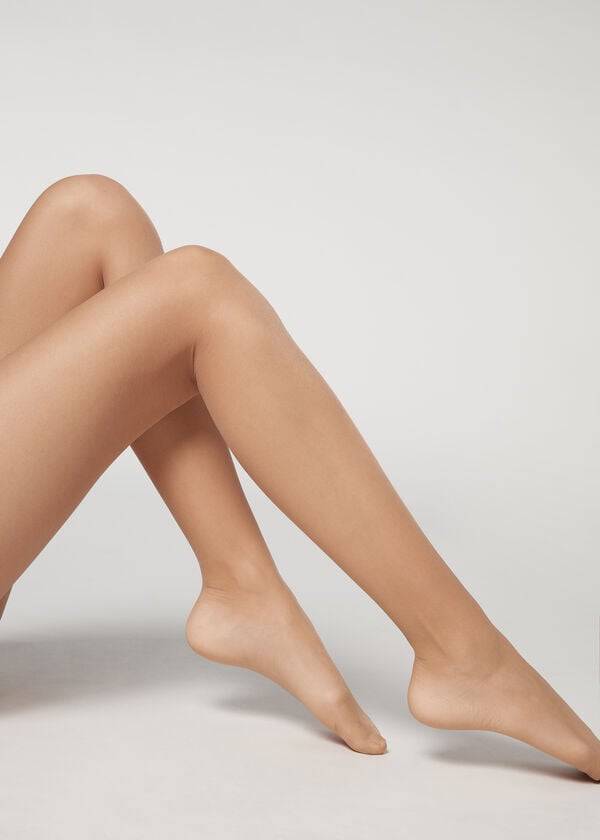 Mallas Calzedonia 20 Denier Ultra Comodidad Sheer Sexy Mujer Beige Marrones | CL1177PQ