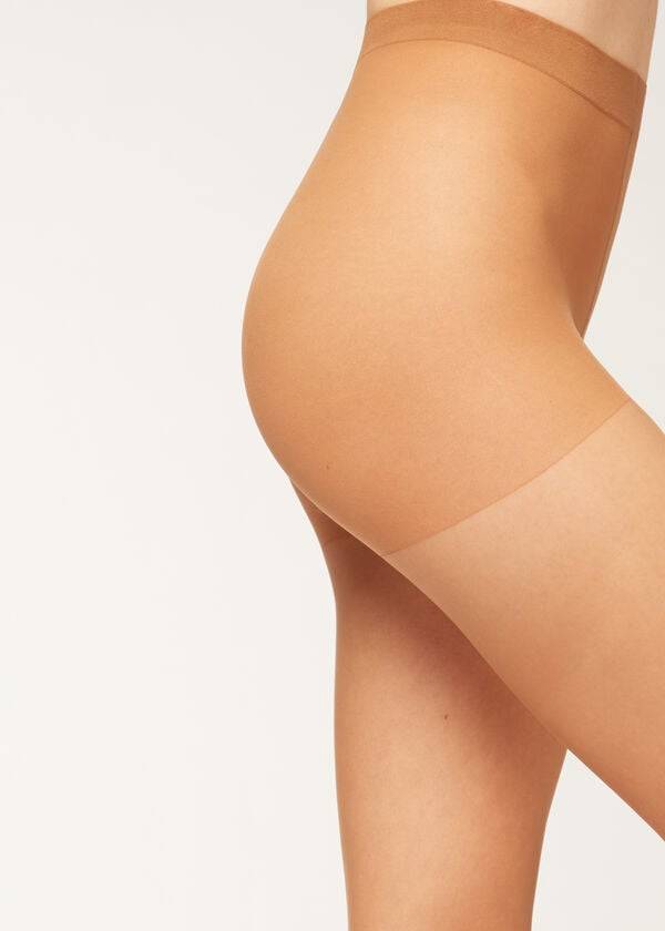 Mallas Calzedonia 20 denier essential matt Sheer Mujer Beige Marrones | CL1146TV