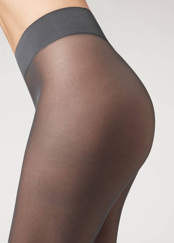 Mallas Calzedonia 30 Denier Total Comodidad Soft Touch Opaque Mujer Gris | CL1016TV