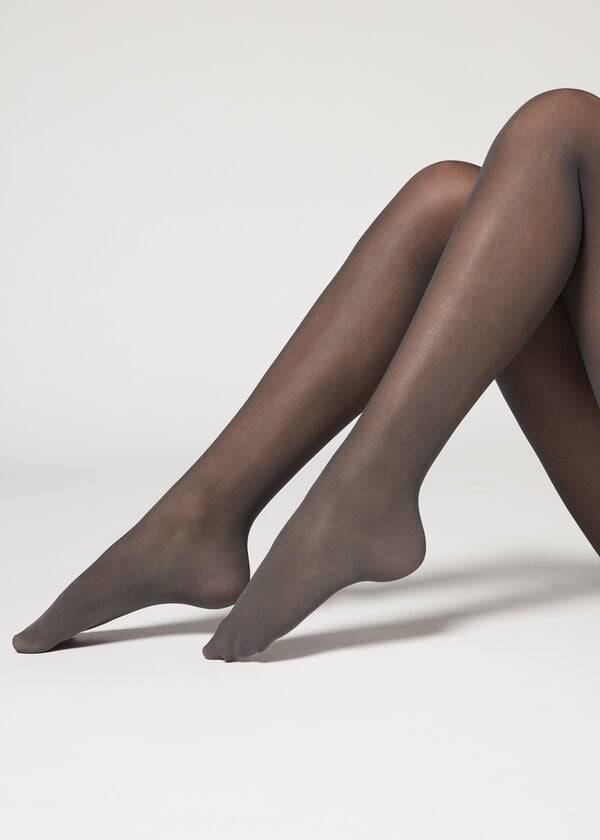 Mallas Calzedonia 30 Denier Total Comodidad Soft Touch Opaque Mujer Gris | CL1016TV