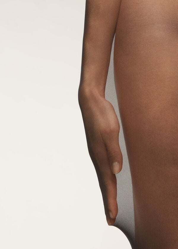 Mallas Calzedonia 30 Denier Total Comodidad Soft Touch Opaque Mujer Negras | CL1017YU
