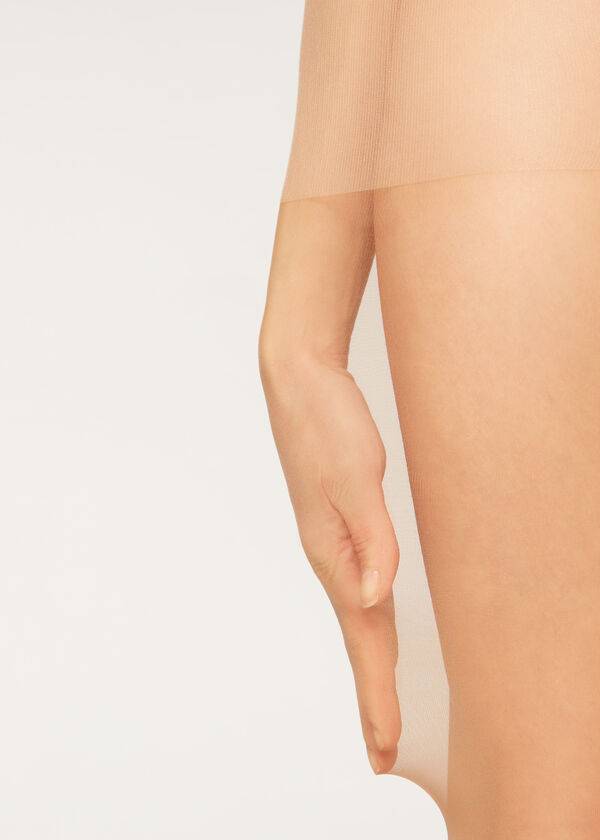 Mallas Calzedonia 40 Denier Action Medium Sheer Mujer Beige | CL1199YU