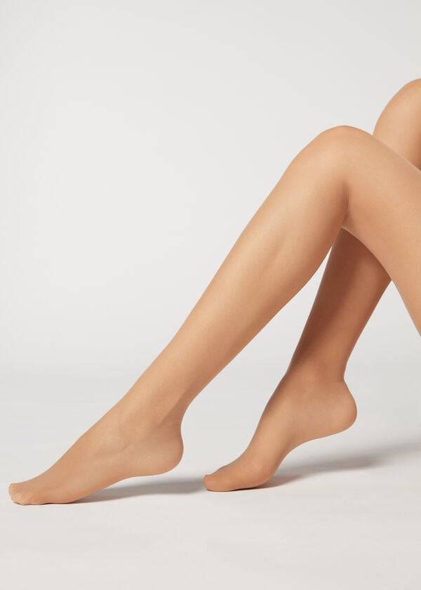 Mallas Calzedonia 40 Denier Action Medium Sheer Mujer Beige | CL1199YU