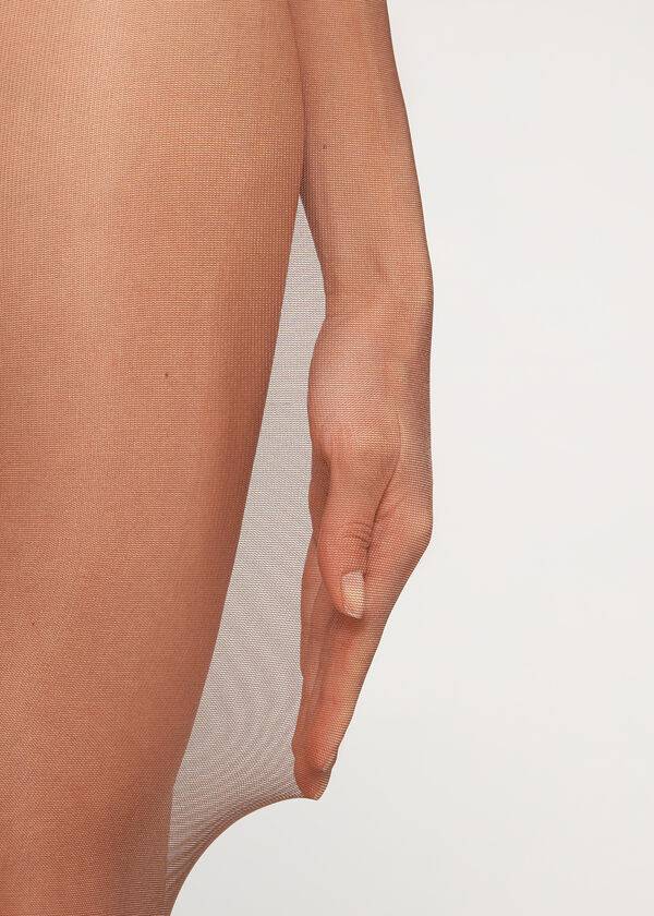 Mallas Calzedonia 40 Denier Sheer Mujer Cafe | CL1204AP