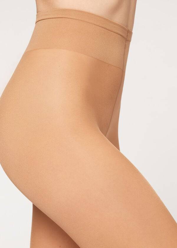 Mallas Calzedonia 40 Denier Sheer Mujer Beige Marrones | CL1208GL