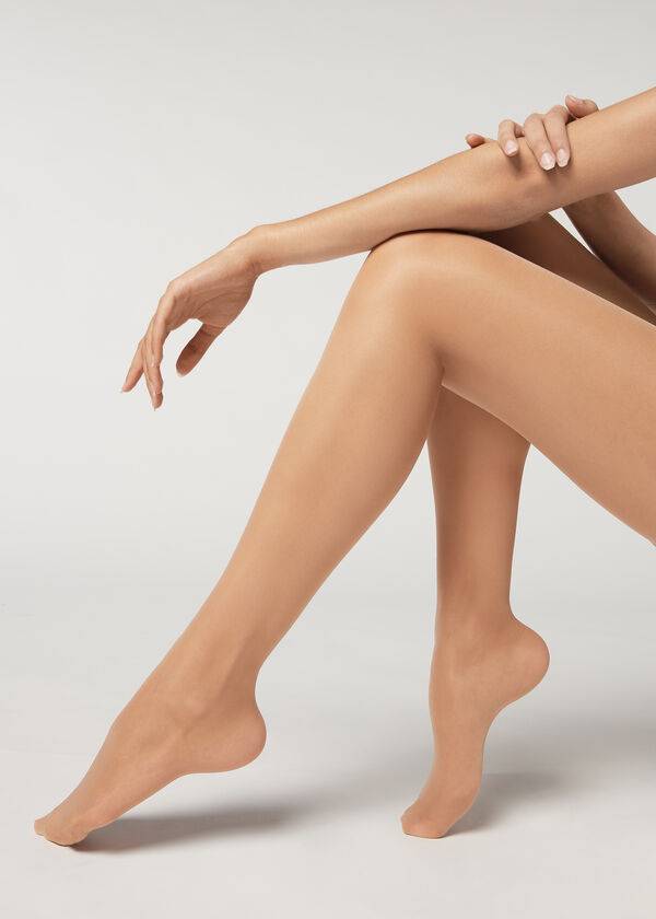 Mallas Calzedonia 40 Denier Sheer Mujer Kaki | CL1209HK