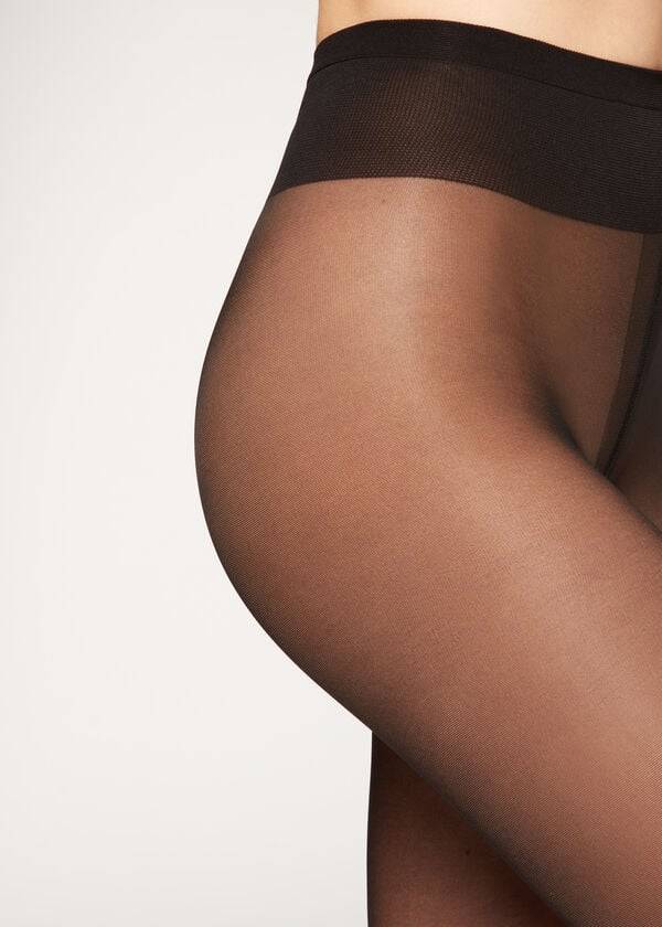 Mallas Calzedonia 40 Denier Sheer Mujer Negras | CL1210JJ