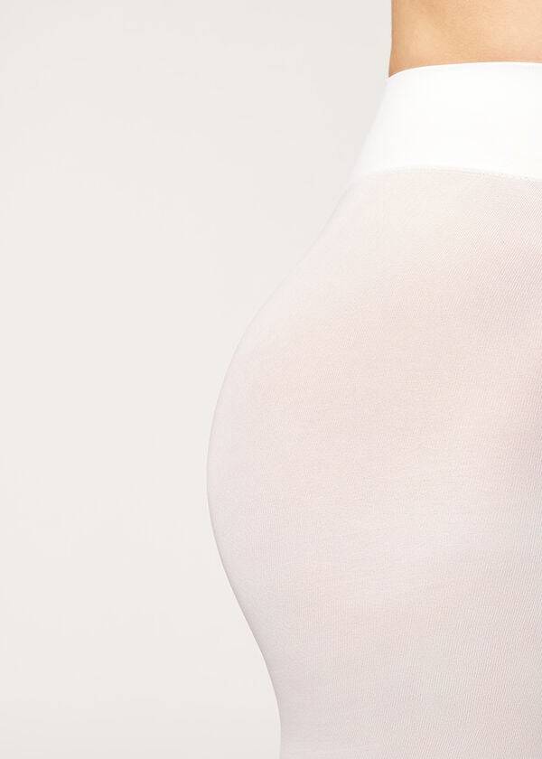 Mallas Calzedonia 50 Denier Total Comodidad Soft Touch Opaque Mujer Blancas | CL1024DN