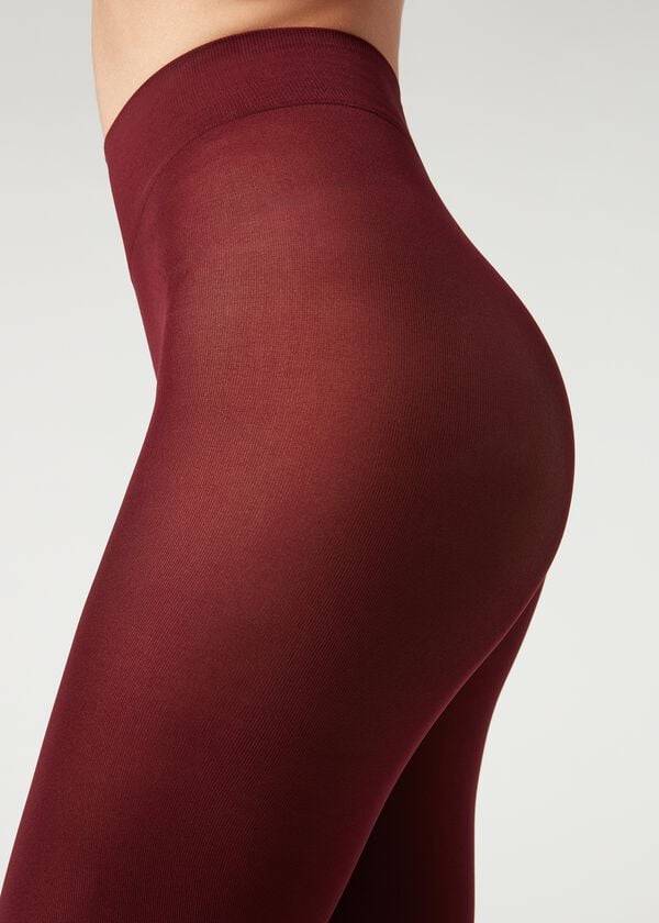Mallas Calzedonia 50 Denier Total Comodidad Soft Touch Opaque Mujer Burdeos | CL1026GL