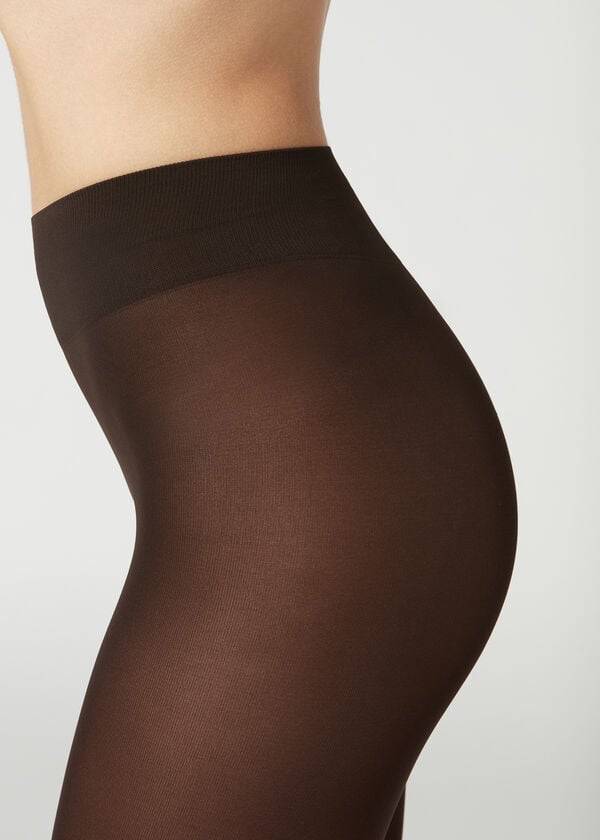 Mallas Calzedonia 50 Denier Total Comodidad Soft Touch Opaque Sexy Mujer Cafe | CL1034VD