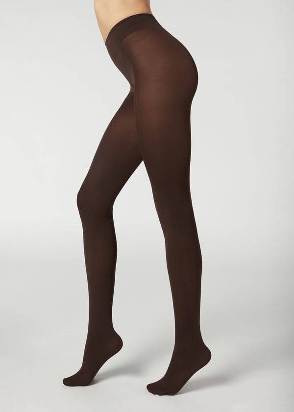 Mallas Calzedonia 50 Denier Total Comodidad Soft Touch Opaque Sexy Mujer Cafe | CL1034VD