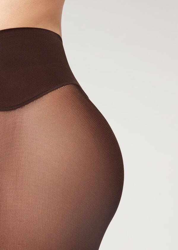 Mallas Calzedonia 50 Denier Totally Invisible Opaque Mujer Cafe | CL1041RW