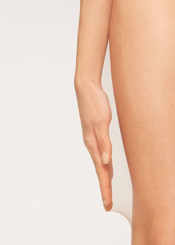 Mallas Calzedonia 8 Denier Resistant Sheer Mujer Beige Marrones | CL1211KI