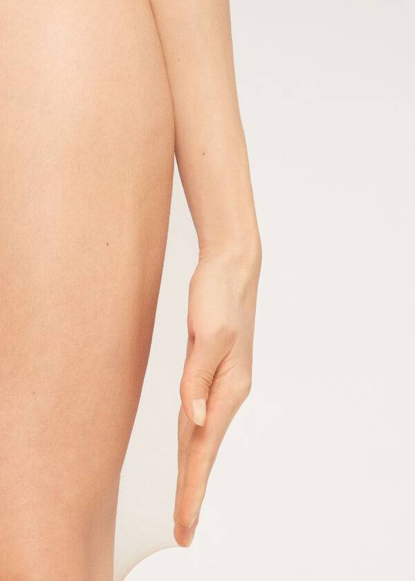 Mallas Calzedonia 8 Denier Resistant Sheer Mujer Beige | CL1214XF