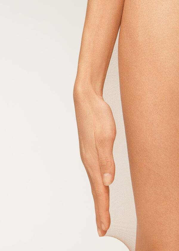 Mallas Calzedonia 8 Denier Ultra Sheer Mujer Marrones | CL1219MA