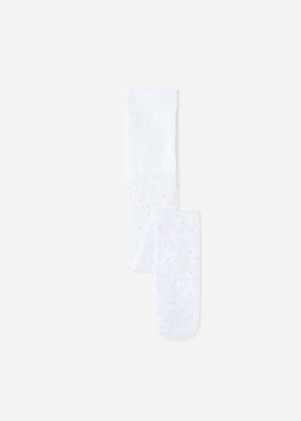 Mallas Calzedonia All-Over Polka-Dot Tulle Niños Blancas | CL2955SO