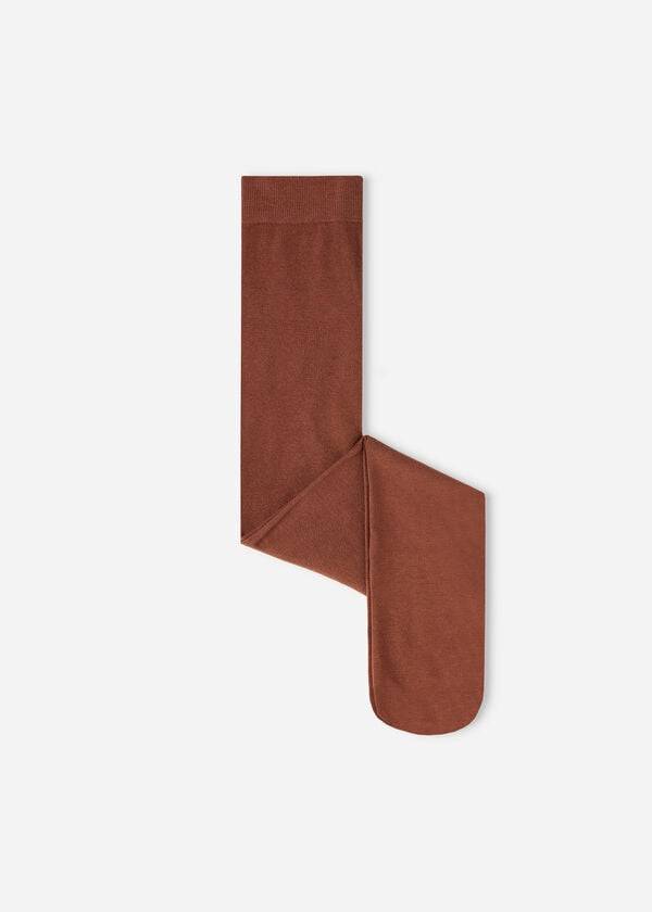 Mallas Calzedonia Eco Algodon Niños Marrones | CL2968NB