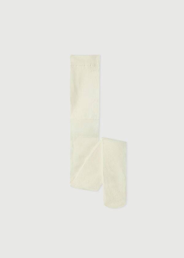 Mallas Calzedonia Glitter Microfiber Niños Beige | CL2976JJ