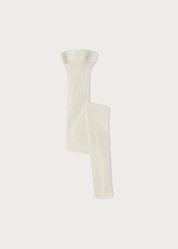Mallas Calzedonia Micronet Deporte Niños Blancas | CL2986IS