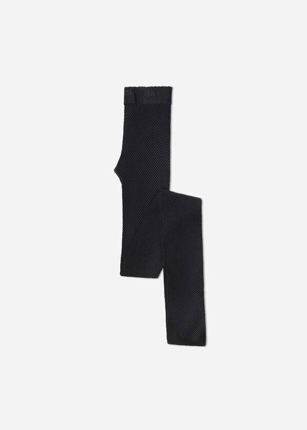 Mallas Calzedonia Micronet Niños Negras | CL2990RW
