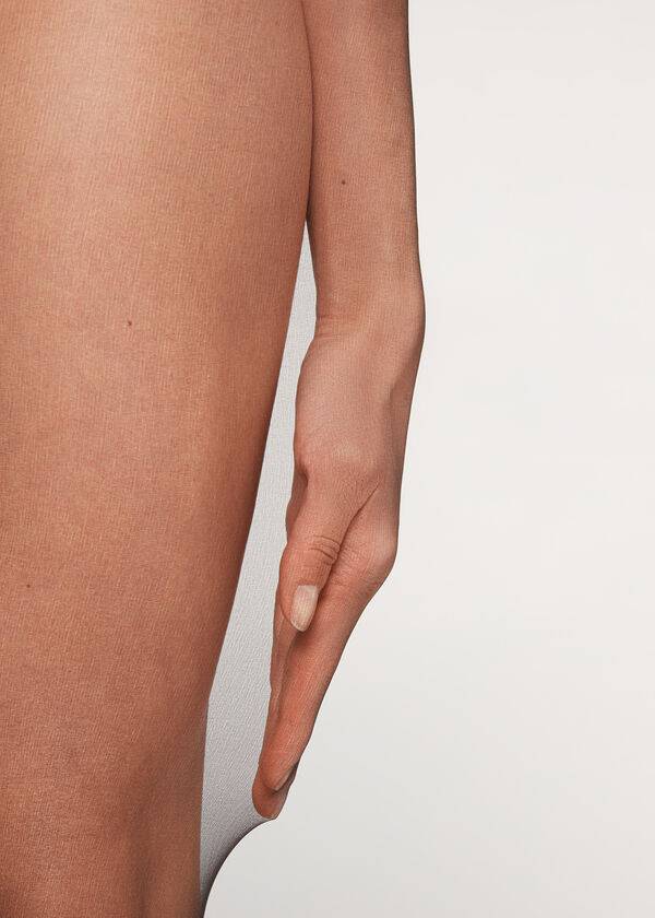 Mallas Calzedonia Premium Matt Second Skin 15 Denier Sheer Mujer Negras | CL1232DN