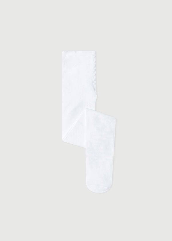 Mallas Calzedonia Soft Touch 50 Deniers Niños Blancas | CL3001AP