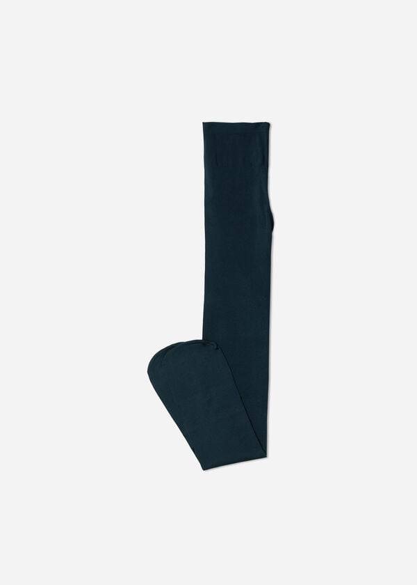Mallas Calzedonia Soft Touch 50 Deniers Niños Azules | CL3003OR