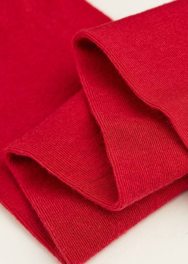 Mallas Calzedonia Super Opaque with Cashmere Niños Rojas | CL3005UT