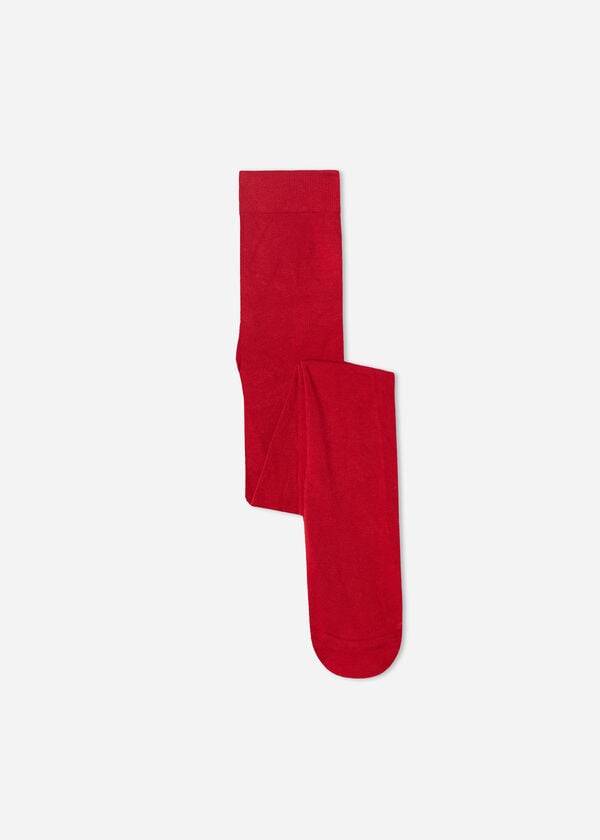 Mallas Calzedonia Super Opaque with Cashmere Niños Rojas | CL3005UT