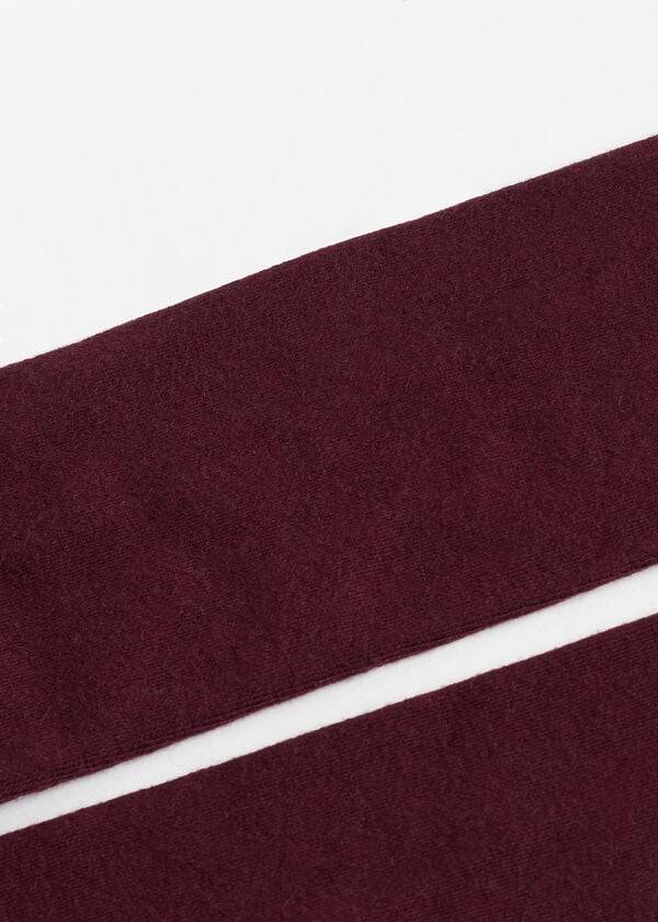 Mallas Calzedonia Super Opaque with Cashmere Niños Burdeos | CL3008RW