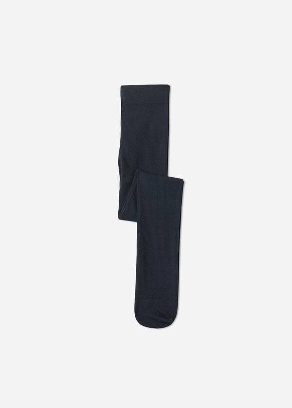 Mallas Calzedonia Super Opaque with Cashmere Niños Azules | CL3010WY