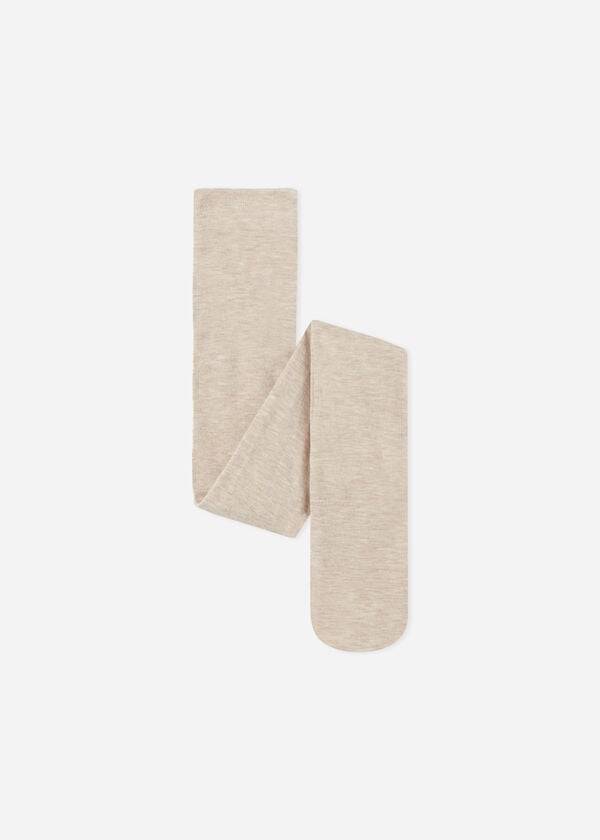 Mallas Calzedonia Super Opaque with Cashmere Niños Beige | CL3011QZ