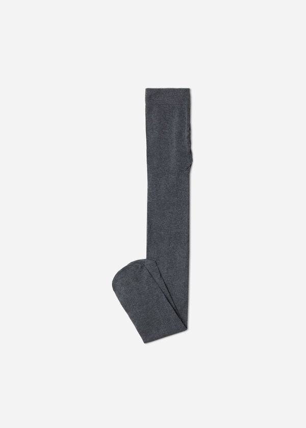 Mallas Calzedonia Ultra Soft Algodon Niños Gris | CL3017XF
