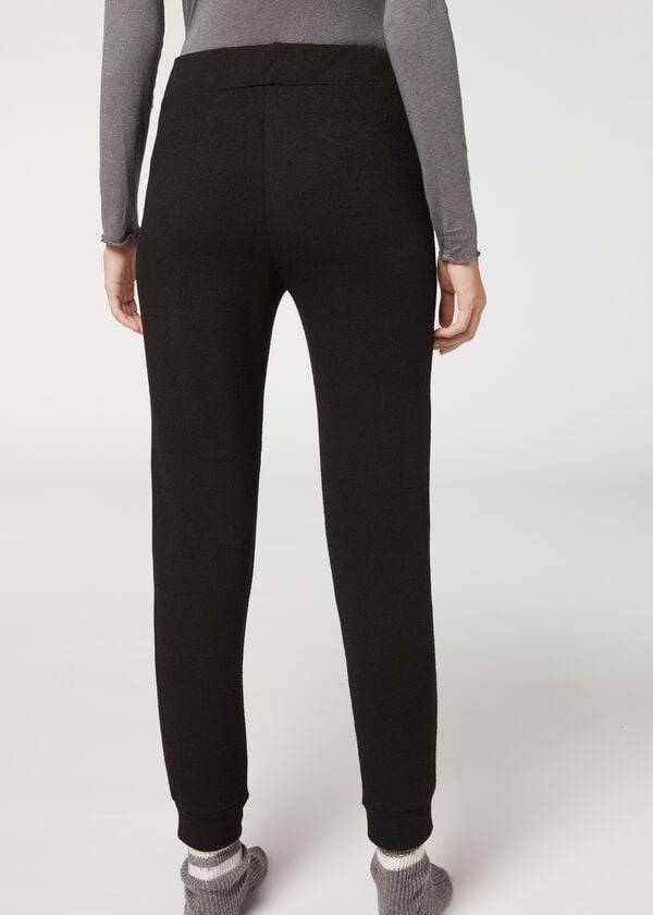 Pantalones Calzedonia Cashmere Blend Stretch Mujer Negras | CL2714FM