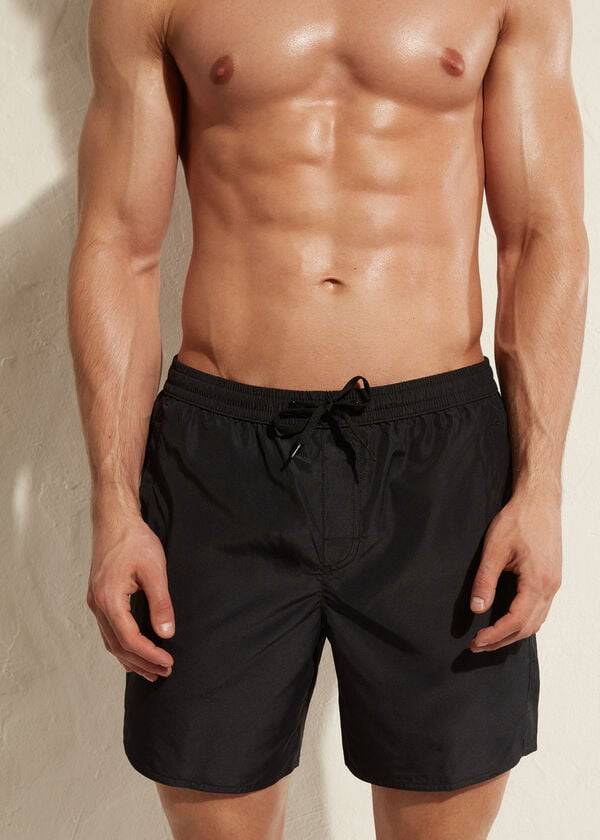 Traje De Baño Calzedonia Formentera Eco Hombre Negras | CL2926GL