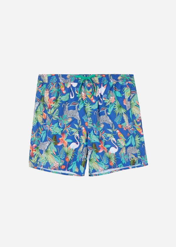 Traje De Baño Calzedonia Formentera Hombre Verde Azules | CL2919RW