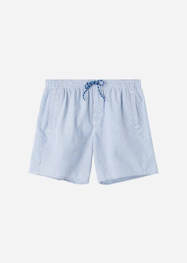 Traje De Baño Calzedonia Formentera Hombre Azules Blancas | CL2936TV