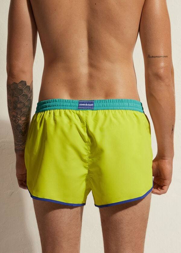 Traje De Baño Calzedonia Venice Beach Eco Hombre Verde Menta | CL2915IS