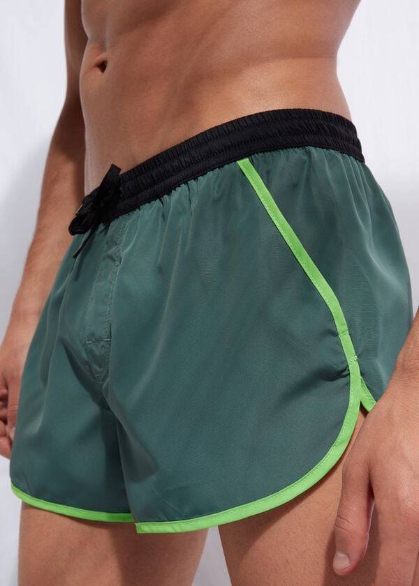 Traje De Baño Calzedonia Venice Beach Hombre Verde | CL2912AP